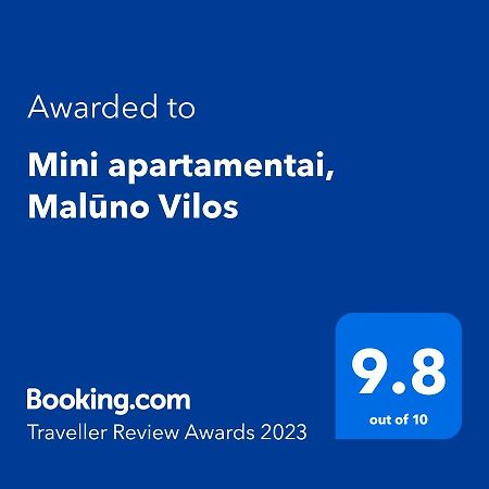 팔랑가 "Mini Apartamentai", Maluno Vilos 아파트 외부 사진